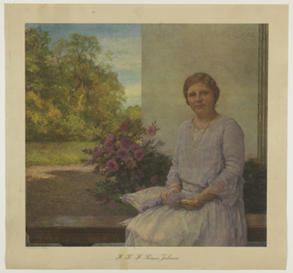 217667 Portret van Juliana Louise Emma Marie Wilhelmina van Oranje - Nassau (Prinses Juliana), geboren 30 april 1909, ...
